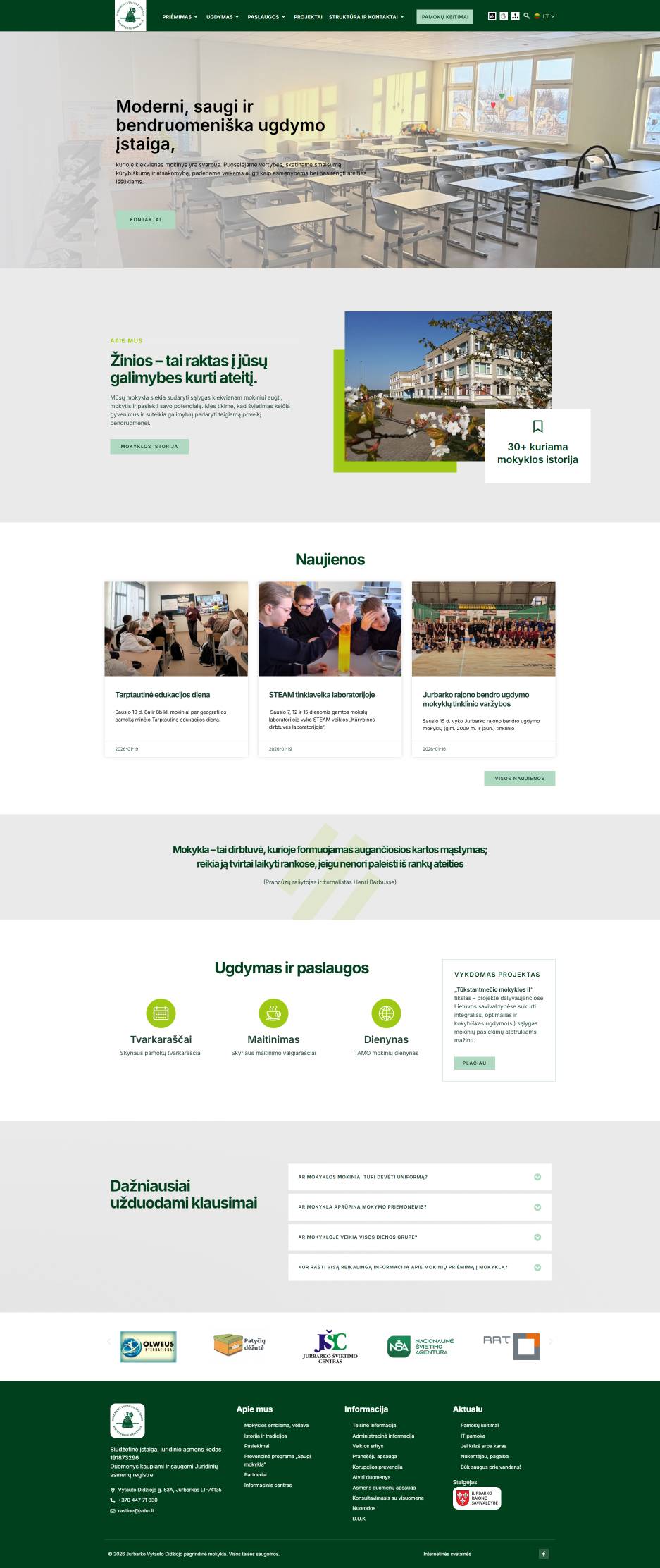 Jurbarkas Vytautas the Great İlkokulu