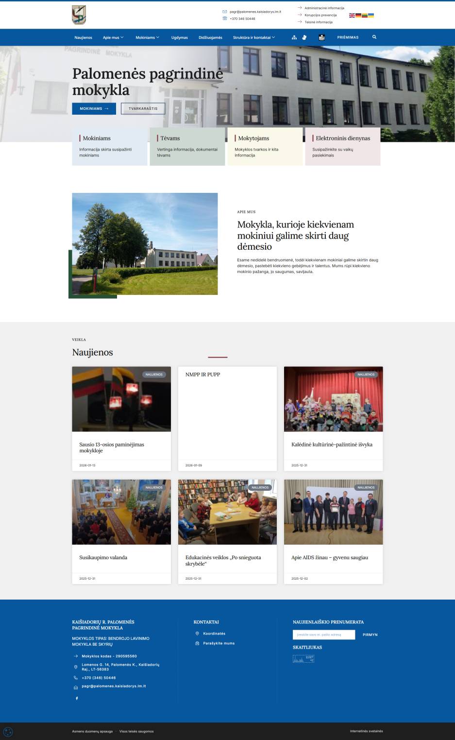 Kaišiadorys Bölgesi Palomenė İlkokulu